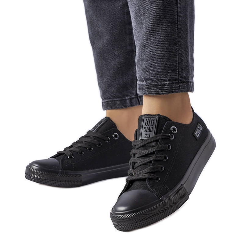 Big Star KK274009 Sneaker aus schwarzem Stoff