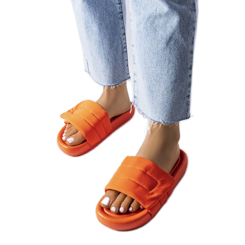 BM Orangefarbene Flip-Flops von Aleron