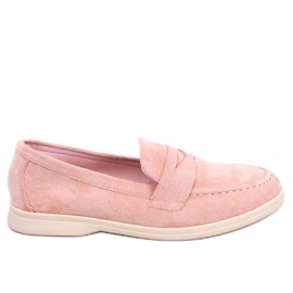 Blum Pinke Wildleder-Loafer rosa