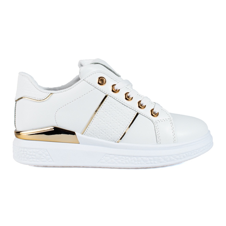 Sportschuhe für Damen in Weiß und Gold von Shelovet