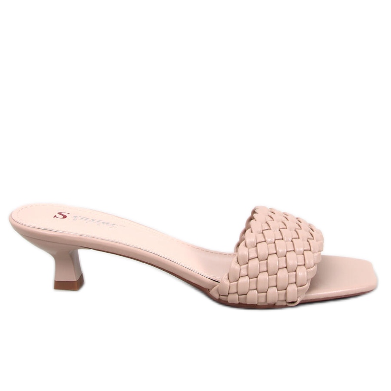 BM Arritola Apricot Sandalen mit niedrigem Absatz beige