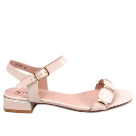 Seastar Clary Beige Sandalen mit niedrigem Absatz