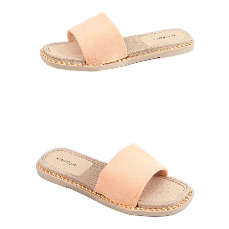 Daniels Orange Damen Wildlederhausschuhe