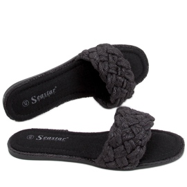 BM Erika Schwarze Damen-Schnürhausschuhe