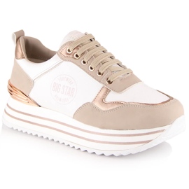 Damen Sportschuhe Turnschuhe auf der Plattform mehrfarbig Big Star LL274584