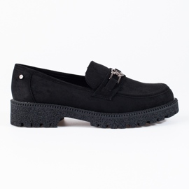 W. Potocki Damen Wildlederloafer Potocki schwarz