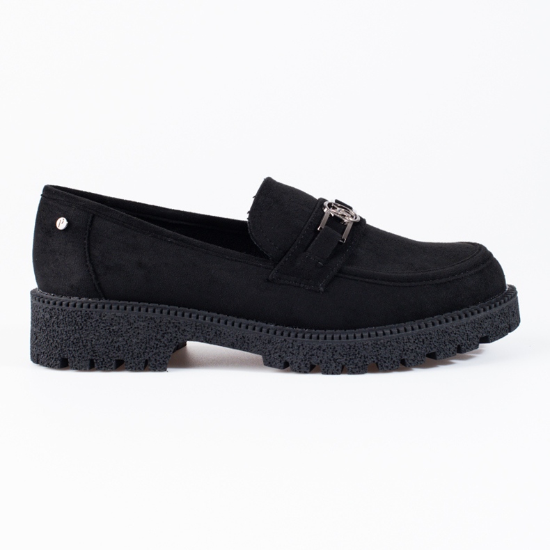 W. Potocki Damen Wildlederloafer Potocki schwarz
