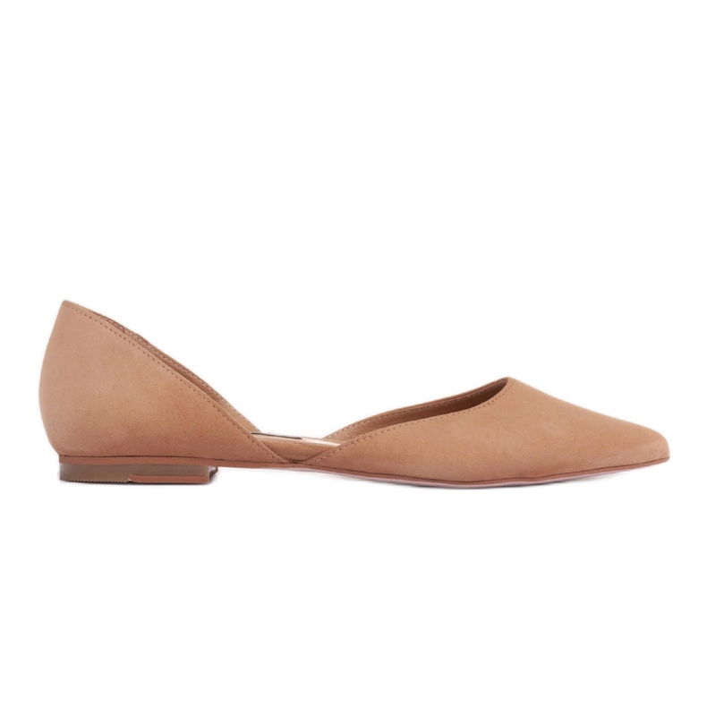 Marco Shoes Ballerinas mit Absatz braun