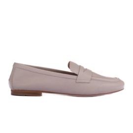 Marco Shoes Ungefütterte Loafer beige