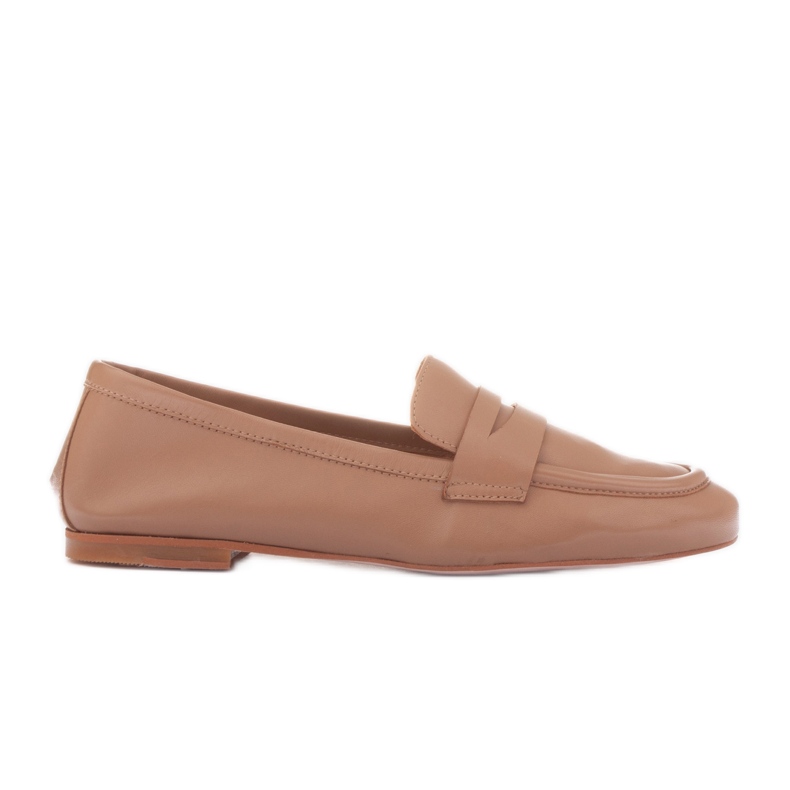 Marco Shoes Ungefütterte Loafer beige
