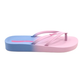 Frauen Flip-Flops Freizeit Ipanema 83385 AJ183 Pink-Blue rosa
