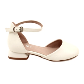 Evento Weiße Ballerinas, MISSE Kommunionsandalen