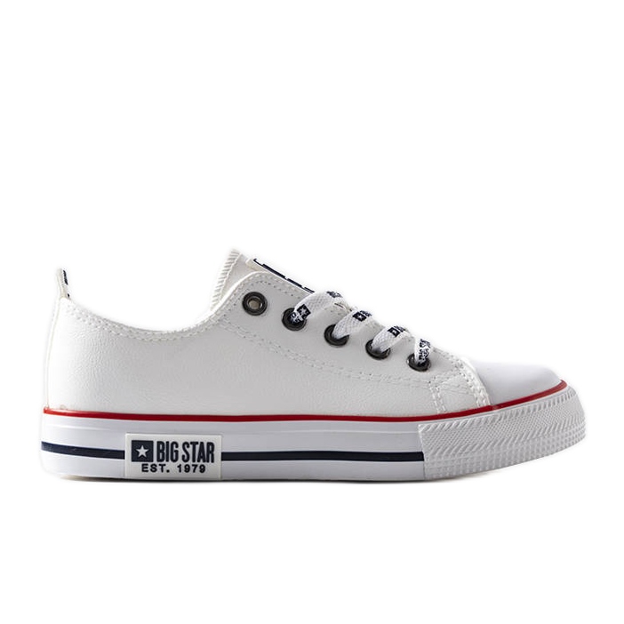 Weiße Turnschuhe für Kinder Big Star KK374038