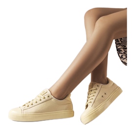 Beige Canvas-Sneakers von Big Star LL274094