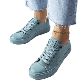 Grüne Canvas-Sneakers von Big Star LL274019