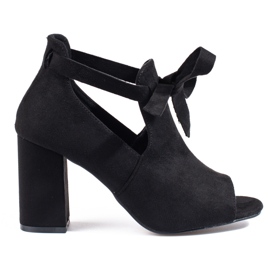 W. Potocki Frühlings-Wildlederstiefel für Damen von Potocki schwarz