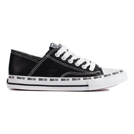 Klassische schwarze Turnschuhe für Damen Big Star FF274023B