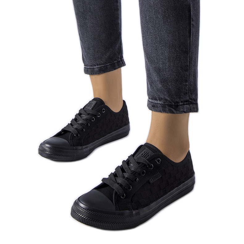 Big Star LL274072 schwarze Mesh-Turnschuhe