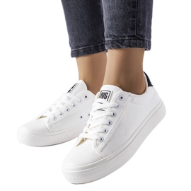 Big Star LL274091 Sneaker aus weißem Stoff