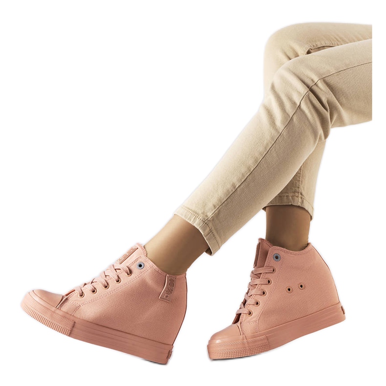 Big Star LL274036 Keilsneaker in Pink rosa