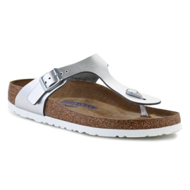 Brinkenstock Birkenstock Giizeh Silver Flip Flops W 1003675 silber-