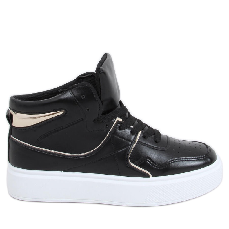 Erva Schwarze High-Top-Sneakers