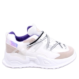 BM Farey White Turnschuhe beige