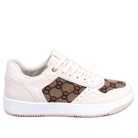 BM Daven Beige Damenturnschuhe