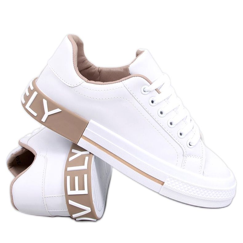 BM Holt Khaki-Turnschuhe für Damen beige