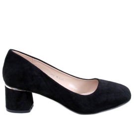 Seastar Schwarze Chelsea-Pumps mit runder Zehenpartie