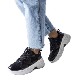 Schwarze Damensneaker von Séguin