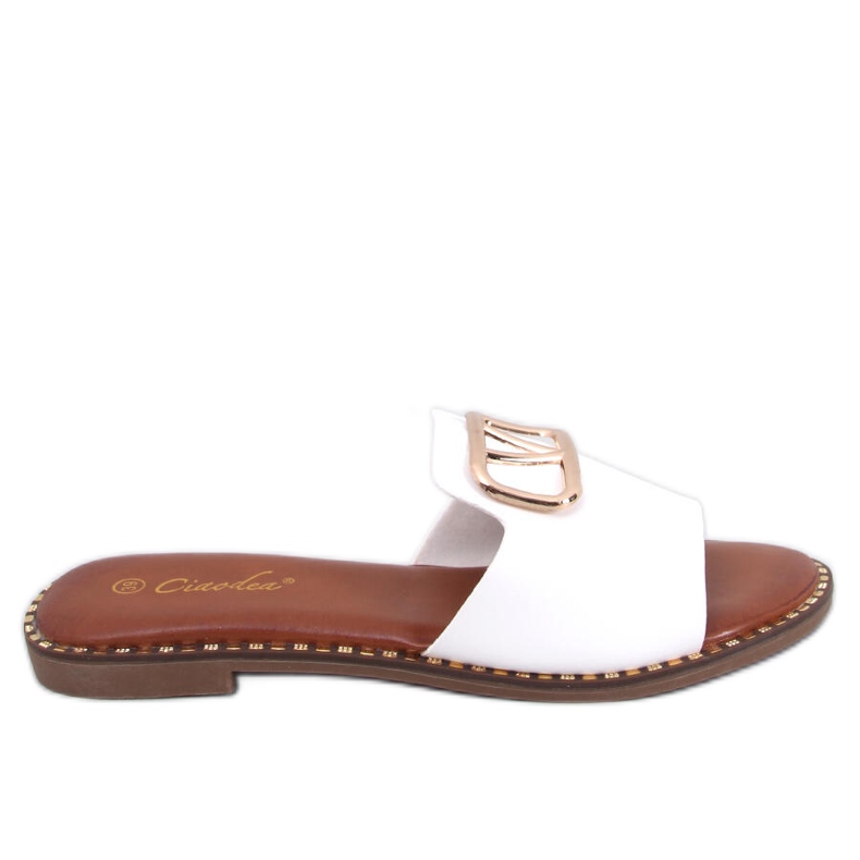 BM Tonya White Damenhausschuhe weiß