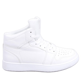 BM High-Top-Sneakers von Harris White weiß