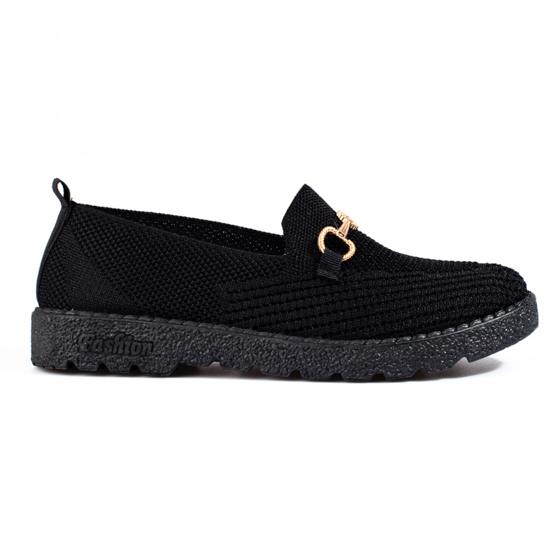 Damenslipper Stoff Shelovet schwarz