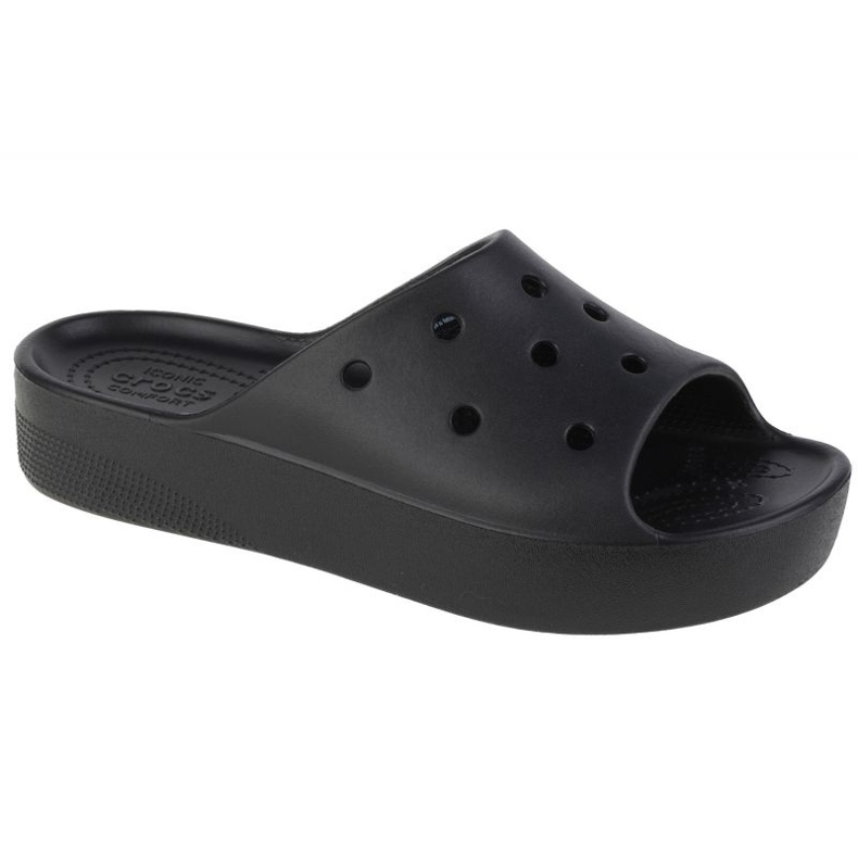 Crocs Classic Plateau Slide W 208180-001 schwarz