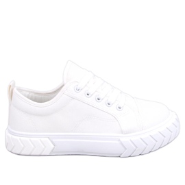 PA1 Hampton White Plateau-Sneaker für Damen weiß