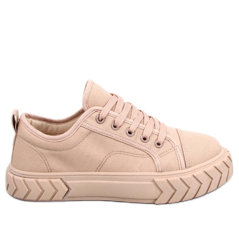 PA1 Hampton Khaki Plateau-Sneaker für Damen beige