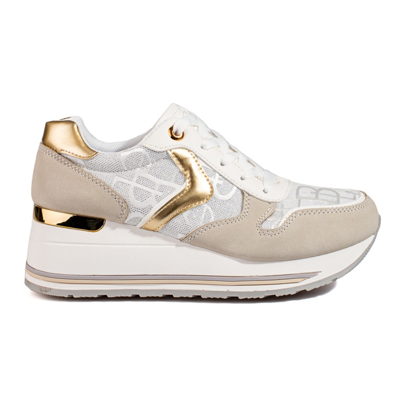 Shelovet Wedge-Sneaker für Damen beige