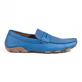 Blaue Shelovet-Loafer für Herren
