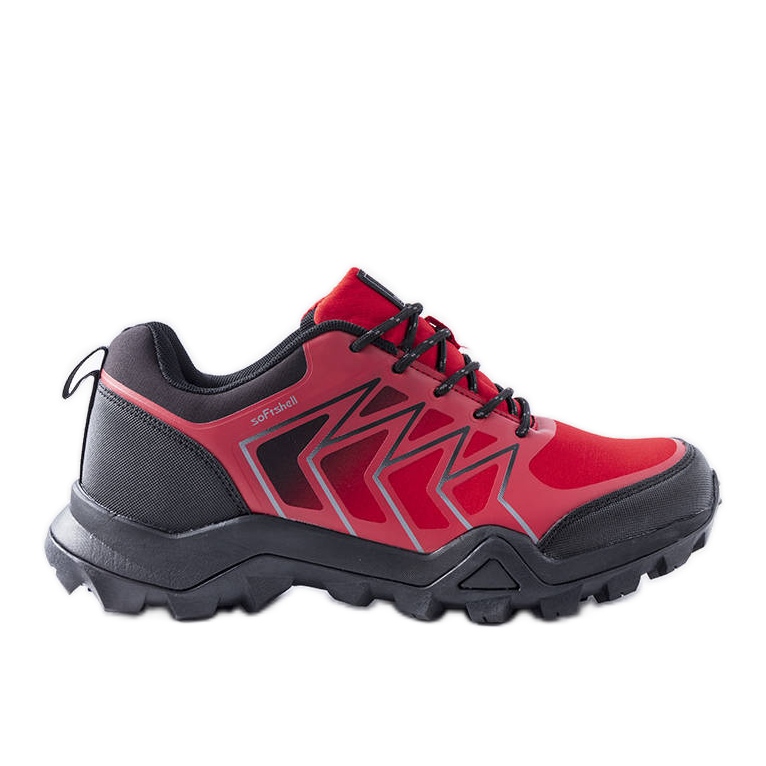 Delmare rote Trekkingschuhe