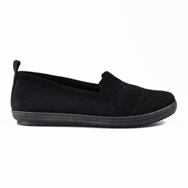 Shelovet Damen-Textil-Slipper schwarz