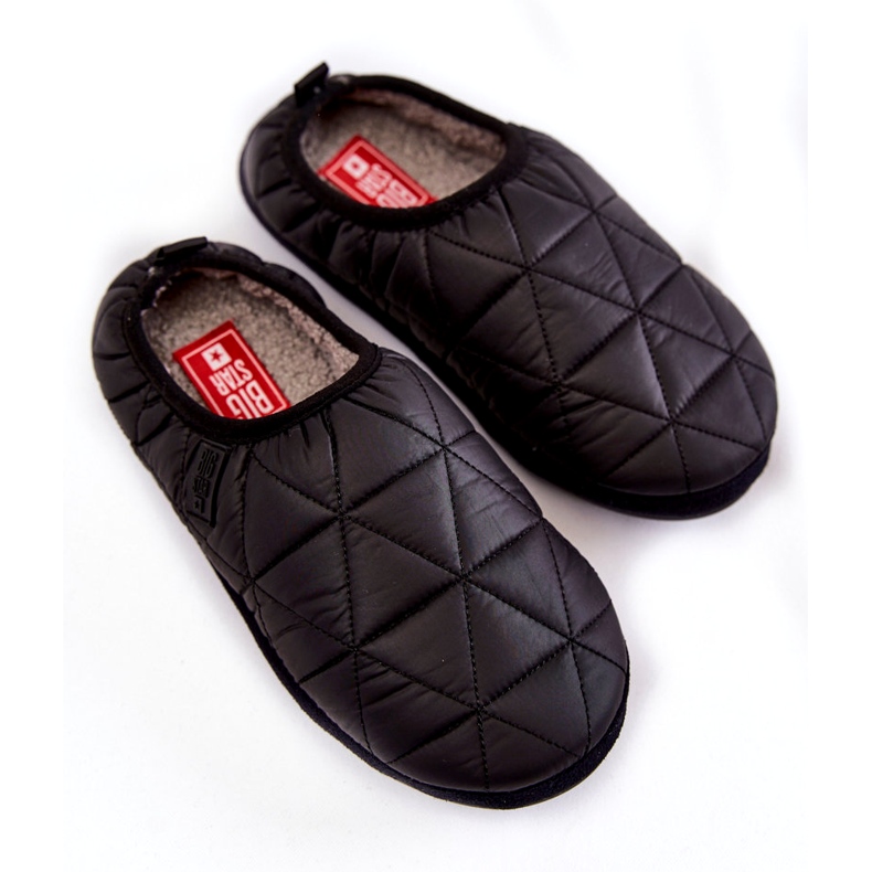 Isolierte Damenhausschuhe Big Star KK274606 Schwarz