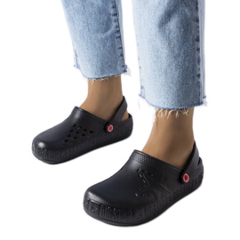 Big Star II275001 schwarze Hausschuhe