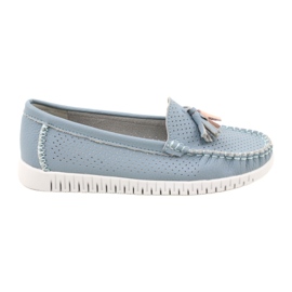 Modischer durchbrochener Loafer Evento 23PB08-5372 Blau