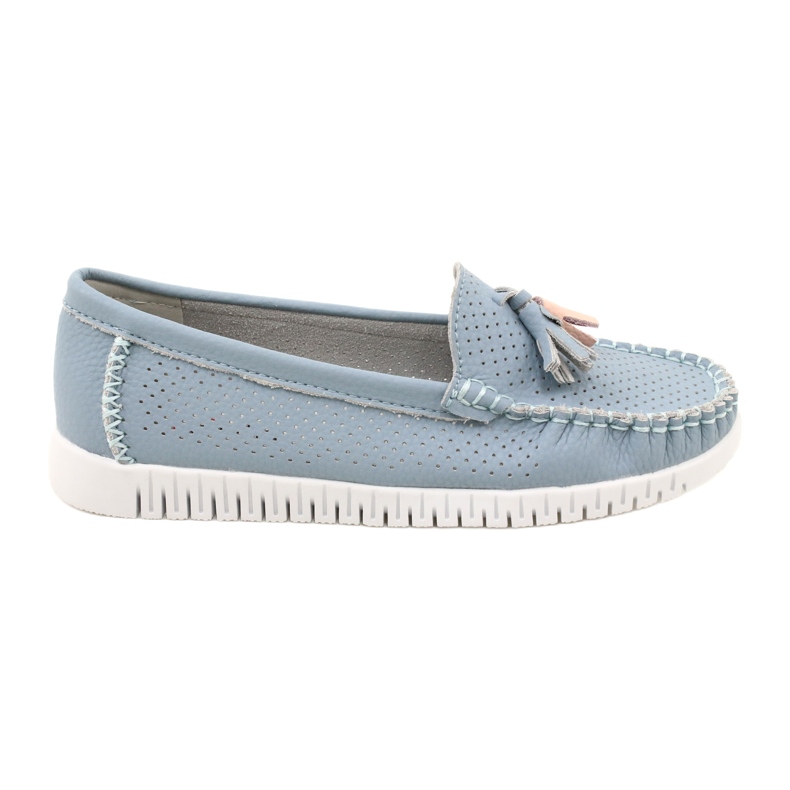 Modischer durchbrochener Loafer Evento 23PB08-5372 Blau