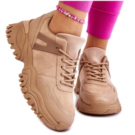 PG1 Modische Sportschuhe Sneakers Beige Frezio