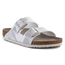 Birkenstock Arizona Desert Soil Geo M 1024881 Hausschuhe weiß