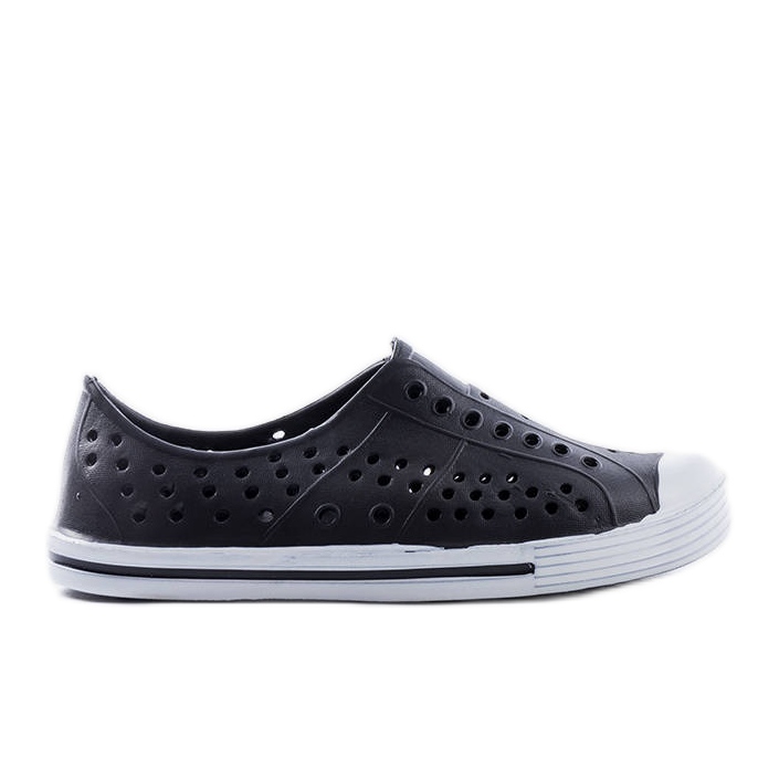 Schwarze Badelatschen für Kinder von Peppin