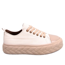 Damenturnschuhe Winnie BEIGE/BEIGE