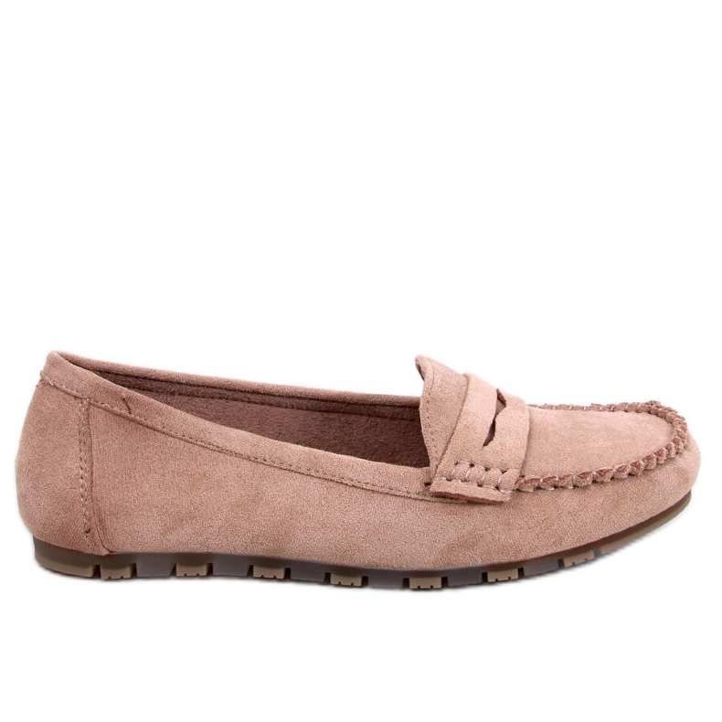 BM Anaya Khaki Wildleder Damen Loafer beige